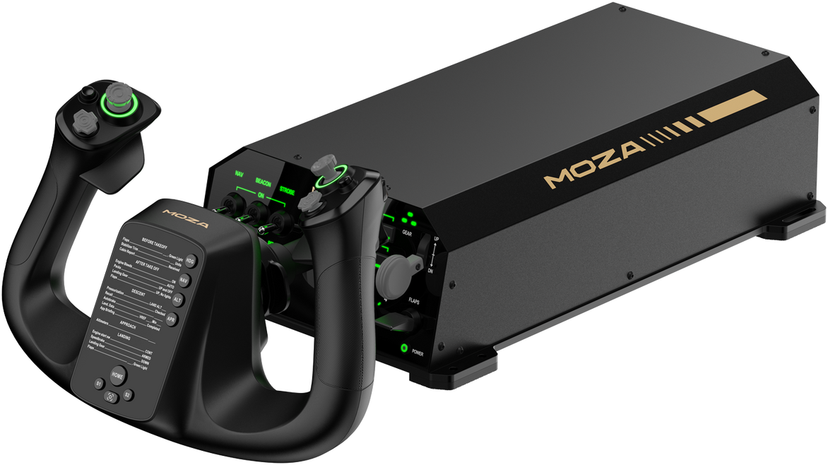 MOZA AY210 포스 피드백 요크와 베이스